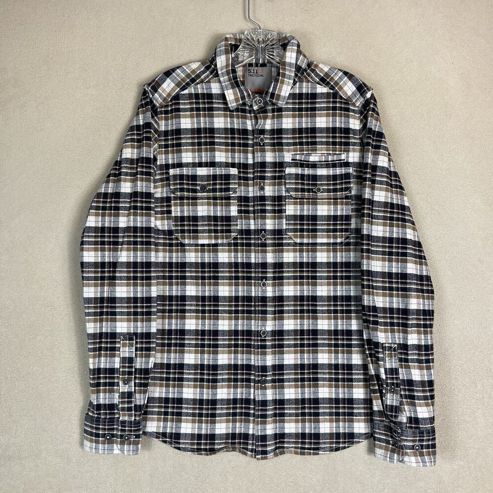 5.11 Tactical Shirt‎ Mens Small Multicolor Plaid Lester Long Sleeve Flannel